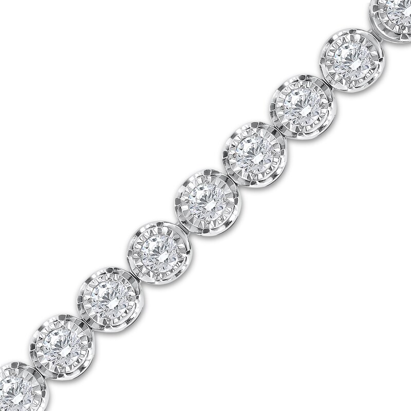Main Image 1 of 6.00 CT. T.W. Diamond Tennis Bracelet in 10K White Gold