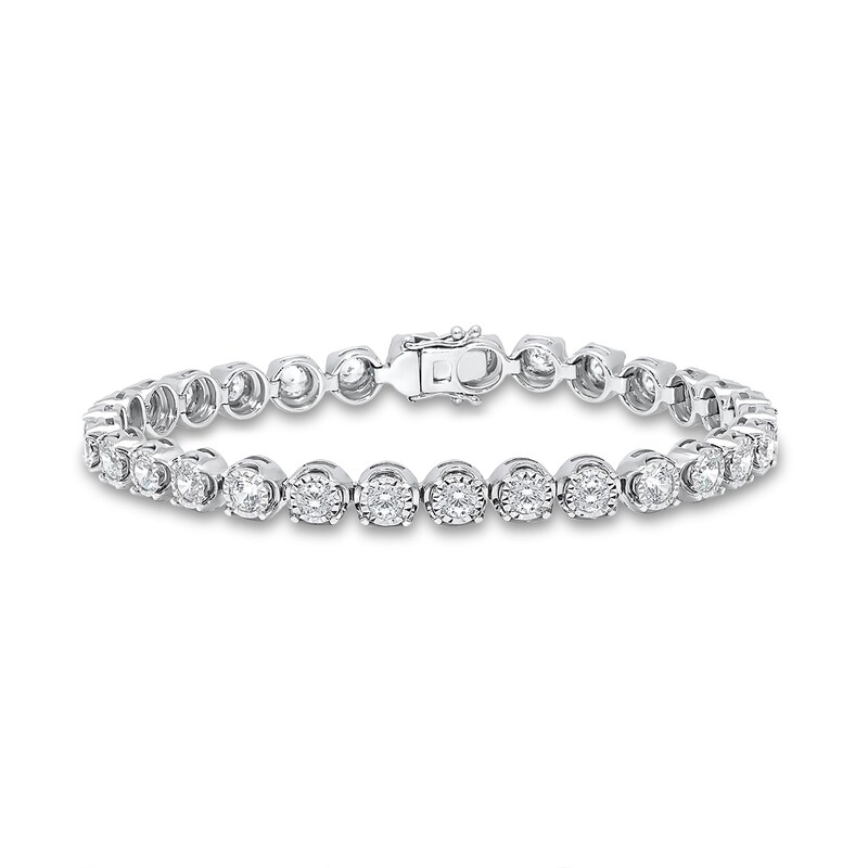Main Image 2 of 6.00 CT. T.W. Diamond Tennis Bracelet in 10K White Gold