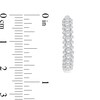 Thumbnail Image 2 of 1 CT. T.W. Diamond Hoop Earrings in 14K White Gold