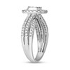 Thumbnail Image 1 of 3/4 CT. T.W. Emerald-Cut Diamond Frame Engagement Ring in 14K White Gold