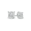 Thumbnail Image 1 of 1/5 CT. T.W. Diamond Solitaire Cushion-Shaped Stud Earrings in Sterling Silver (J/I3)