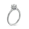 Thumbnail Image 1 of Vera Wang Love Collection 3/4 CT. T.W. Diamond Clover-Shaped Frame Engagement Ring in 14K White Gold