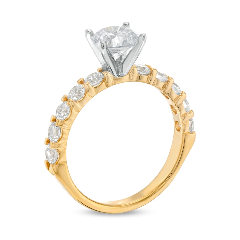 Main Image 3 of 2 CT. T.W. Diamond Engagement Ring in 14K Gold (I/I2)