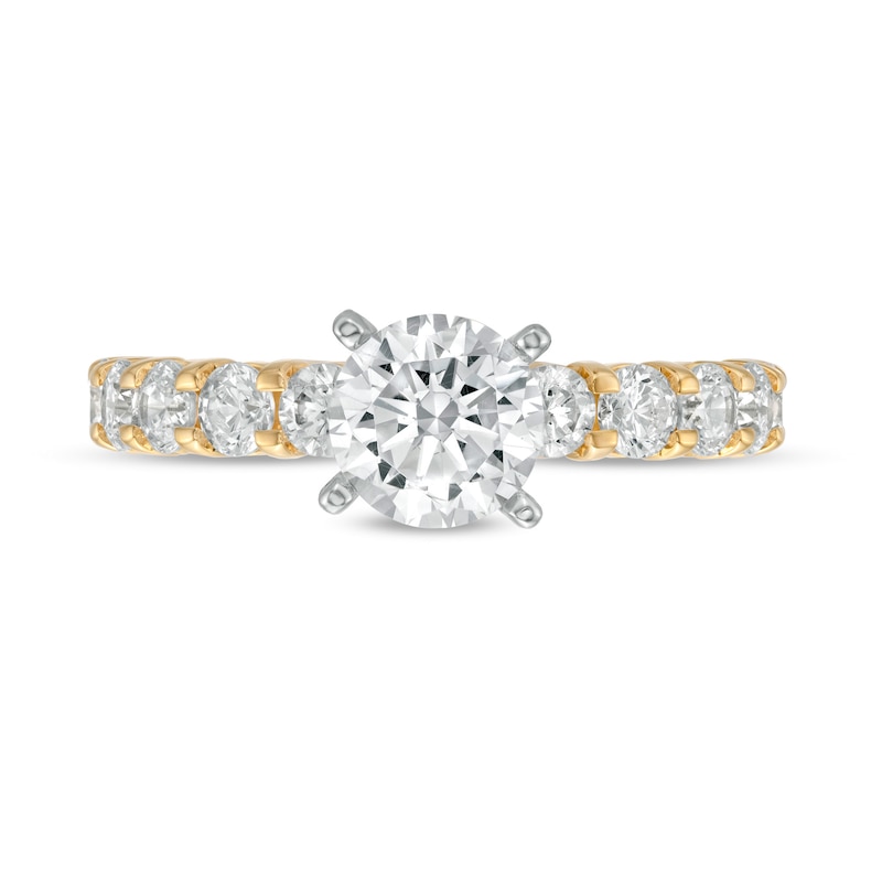 Main Image 4 of 2 CT. T.W. Diamond Engagement Ring in 14K Gold (I/I2)