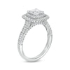 Thumbnail Image 3 of 2 CT. T.W. Certified Princess-Cut Diamond Frame Engagement Ring in Platinum (I/SI2)