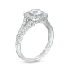 Thumbnail Image 3 of 1-7/8 CT. T.W. Certified Diamond Frame Split Shank Engagement Ring in Platinum (I/SI2)
