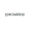 Thumbnail Image 3 of Vera Wang Love Collection 2-3/8 CT. T.W. Certified Asscher-Cut Diamond Anniversary Band in 14K White Gold (I/SI2)