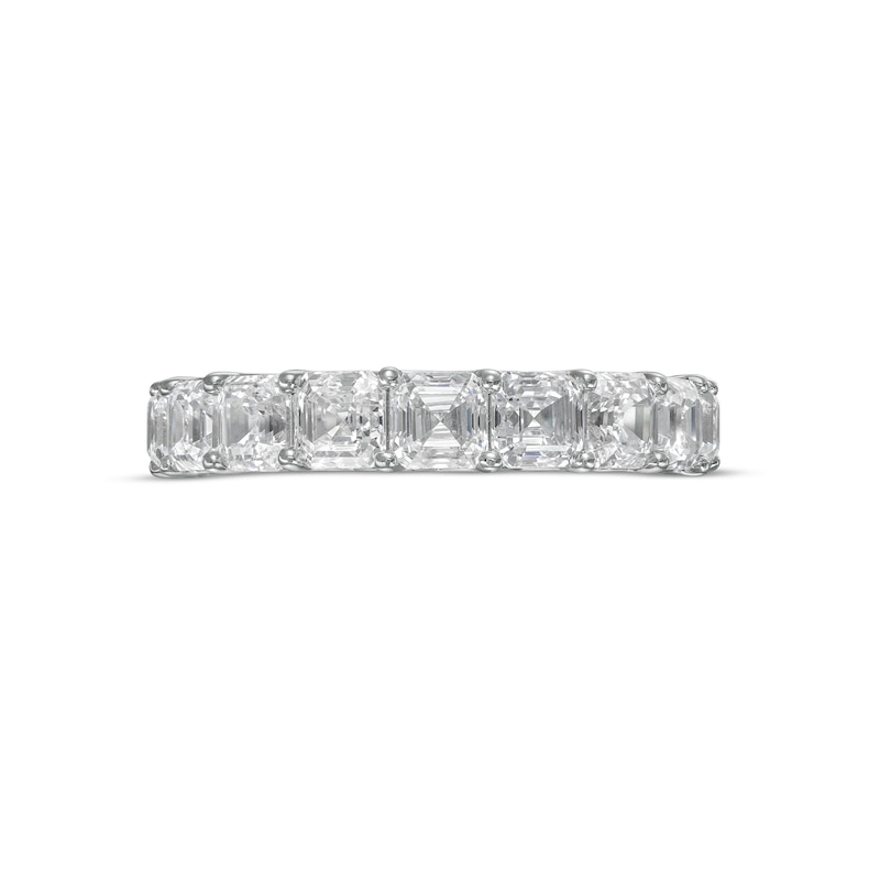 Vera Wang Love Collection 2-3/8 CT. T.W. Certified Asscher-Cut Diamond Anniversary Band in 14K White Gold (I/SI2)