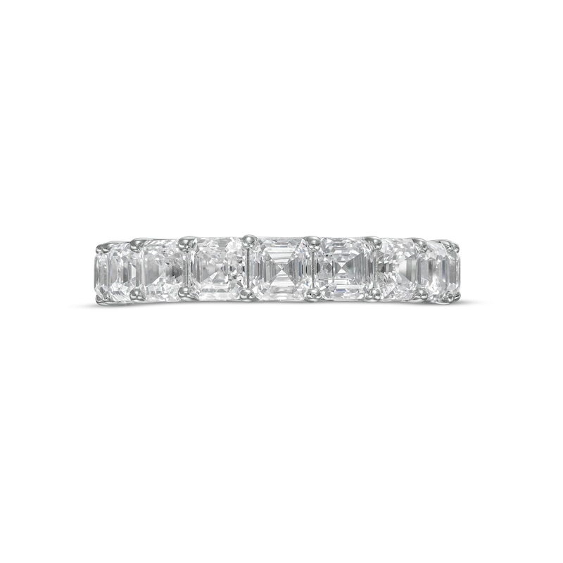 Main Image 3 of Vera Wang Love Collection 2-3/8 CT. T.W. Certified Asscher-Cut Diamond Anniversary Band in 14K White Gold (I/SI2)