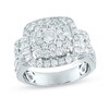 Thumbnail Image 1 of 2 CT. T.W. Composite Cushion-Shaped Diamond Frame Engagement Ring in 14K White Gold
