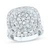 Thumbnail Image 1 of 2 CT. T.W. Composite Cushion-Shaped Diamond Double Frame Engagement Ring in 14K White Gold