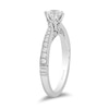 Thumbnail Image 2 of Enchanted Disney Majestic Princess 3/4 CT. T.W. Diamond Crown Engagement Ring in 14K White Gold