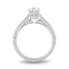 Thumbnail Image 2 of Enchanted Disney Majestic Princess 3/4 CT. T.W. Diamond Crown Engagement Ring in 14K White Gold