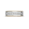 Thumbnail Image 3 of Vera Wang Men's 5/8 CT. T.W. Diamond Vintage-Style Wedding Band in 14K Two-Tone Gold