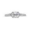 Thumbnail Image 3 of Vera Wang Love Collection 1-1/3 CT. T.W. Certified Asscher-Cut Diamond Engagement Ring in 14K White Gold (I/SI2)