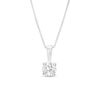 Thumbnail Image 0 of 1/2 CT. Certified Diamond Solitaire Pendant in 14K White Gold (J/I2)