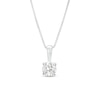 Thumbnail Image 1 of 1/2 CT. Certified Diamond Solitaire Pendant in 14K White Gold (J/I2)