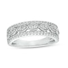 Thumbnail Image 0 of 1/2 CT. T.W. Diamond Triple Row Anniversary Band in 14K White Gold
