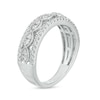 Thumbnail Image 2 of 1/2 CT. T.W. Diamond Triple Row Anniversary Band in 14K White Gold