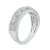 Thumbnail Image 3 of 1/2 CT. T.W. Diamond Triple Row Anniversary Band in 14K White Gold