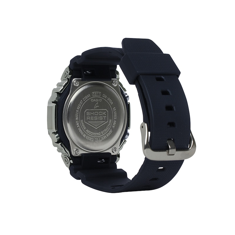 Main Image 3 of Men's Casio G-Shock Classic Black Resin Strap Watch with Grey Dial (Model: GM2100-1A)