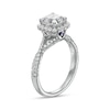 Thumbnail Image 2 of Vera Wang Love Collection 1-1/3 CT. T.W. Certified Asscher-Cut Diamond Frame Engagement Ring in 14K White Gold (I/SI2)