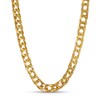 Thumbnail Image 1 of 6.0mm Curb Chain Necklace in Hollow 10K Gold - 18"