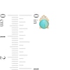 Thumbnail Image 2 of 5.0mm Opal and Diamond Accent Trio Crown Stud Earrings in 10K Gold