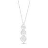 Thumbnail Image 0 of 1/4 CT. T.W. Diamond Twist Pendant in Sterling Silver