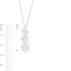 Thumbnail Image 1 of 1/4 CT. T.W. Diamond Twist Pendant in Sterling Silver