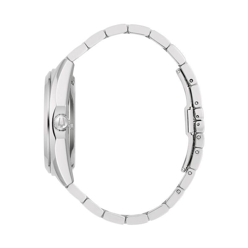 Main Image 2 of Men's Bulova Surveyor Automatic Watch with Black Skeleton Dial (Model: 96A270)