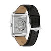 Thumbnail Image 3 of Men's Bulova Sutton Automatic Strap Watch with Rectangular Black Skeleton Dial (Model: 96A269)