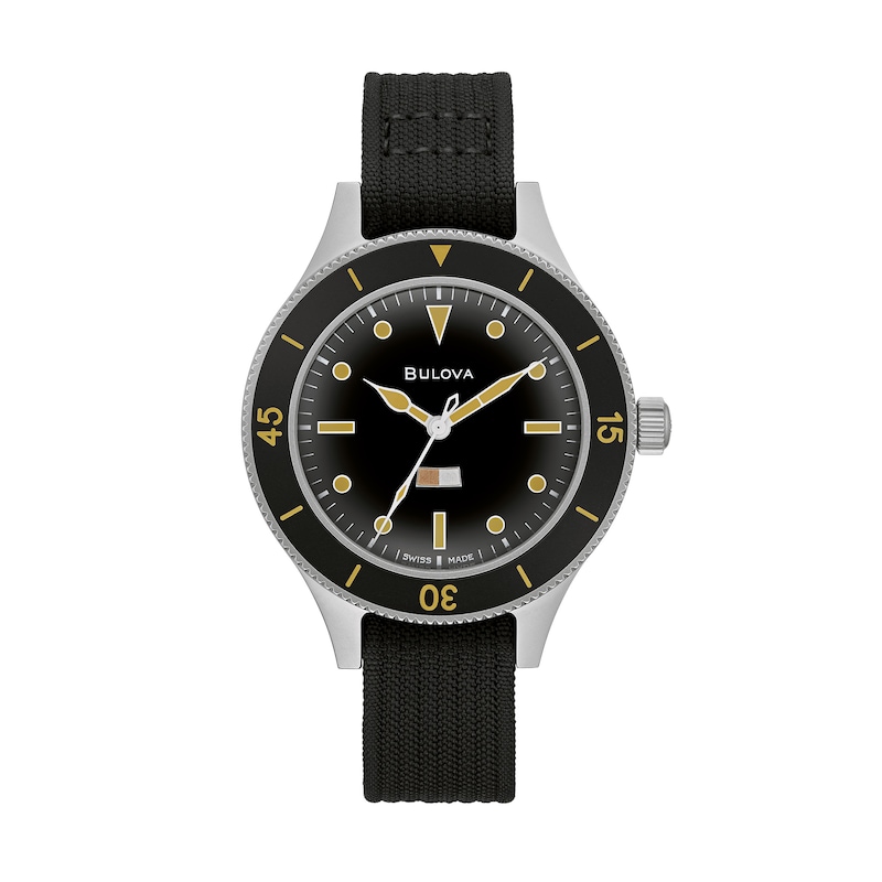 Main Image 1 of Men's Limited Edition Bulova Archive Series MIL-SHIPS-W-2181 Submersible Automatic Strap Watch (Model: 98A265)
