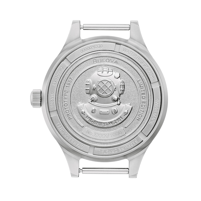 Main Image 4 of Men's Limited Edition Bulova Archive Series MIL-SHIPS-W-2181 Submersible Automatic Strap Watch (Model: 98A265)