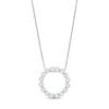 Thumbnail Image 0 of 1/4 CT. T.W. Diamond Open Circle Necklace in 10K White Gold