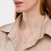 Thumbnail Image 2 of 1/2 CT. T.W. Cushion-Shaped Multi-Diamond Pendant in 10K White Gold