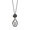 Thumbnail Image 1 of Enchanted Disney Villains Maleficent Quartz and 1/6 CT. T.W. Black Diamond Pendant in Sterling Silver - 19"