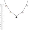 Thumbnail Image 2 of Enchanted Disney Villains Garnet and 1/8 CT. T.W. Diamond Necklace in Sterling Silver and 10K Two-Tone Gold