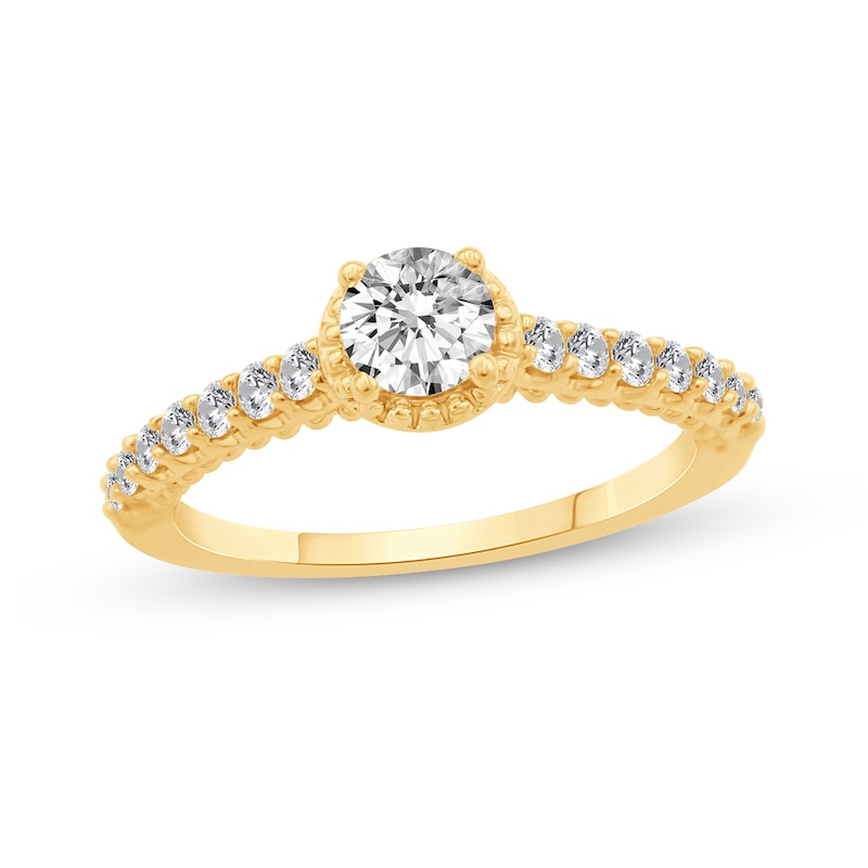 Main Image 6 of 5/8 CT. T.W. Diamond Bridal Set in 14K Gold