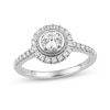 Thumbnail Image 0 of 3/4 CT. T.W. Diamond Frame Engagement Ring in 14K White Gold