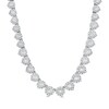 Thumbnail Image 0 of 3 CT. T.W. Diamond Graduated Necklace in 10K White Gold – 17"