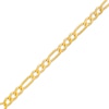 Thumbnail Image 1 of Child's 2.65mm Figaro Chain Bracelet in Hollow 14K Gold - 6"