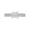 Thumbnail Image 3 of TRUE Lab-Created Diamonds by Vera Wang Love 1-1/2 CT. T.W. Double Row Shank Engagement Ring in 14K White Gold (F/VS2)