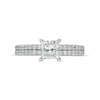 Thumbnail Image 4 of Vera Wang Love Collection 1-1/2 CT. T.W. Certified Lab-Grown Diamond Double Row Shank Engagement Ring in 14K White Gold