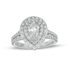 Thumbnail Image 0 of TRUE Lab-Created Diamonds by Vera Wang Love 2 CT. T.W. Double Frame Engagement Ring in 14K White Gold (F/VS2)
