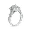 Thumbnail Image 2 of TRUE Lab-Created Diamonds by Vera Wang Love 2 CT. T.W. Double Frame Engagement Ring in 14K White Gold (F/VS2)