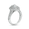 Thumbnail Image 3 of Vera Wang Love Collection 2 CT. T.W. Certified Lab-Grown Diamond Double Frame Engagement Ring in 14K White Gold