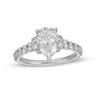 Thumbnail Image 1 of Vera Wang Love Collection 2-1/4 CT. T.W. Certified Lab-Grown Diamond Collar Engagement Ring in 14K White Gold