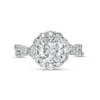 Thumbnail Image 3 of TRUE Lab-Created Diamonds by Vera Wang Love 3 CT. T.W. Twist Shank Engagement Ring in 14K White Gold (F/VS2)