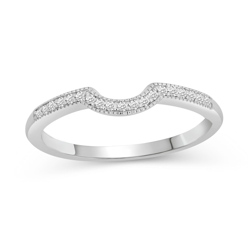 Main Image 4 of 7/8 CT. T.W. Diamond Flower Frame Marquise-Shaped Collar Bridal Set in 14K White Gold